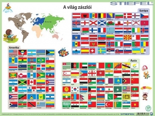 Asztali alátét: A világ zászlói A3