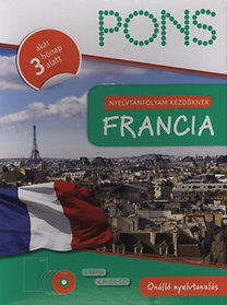 PONS Nyelvtanfolyam kezdőknek Francia (könyv + 4 CD)