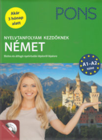 PONS Nyelvtanfolyam kezdőknek Német (könyv + 4 CD)