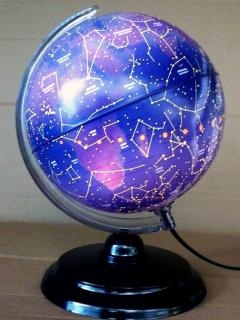Földgömb 25 cm átmérőjű: Csillaggömb