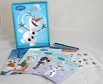 Disney: Jégvarázs - Olaf tökéletes napja fémdoboz: 3 könyv, 4 filctoll, poszter