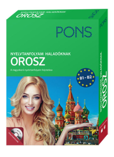 PONS Nyelvtanfolyam haladóknak Orosz (könyv + MP3 CD)