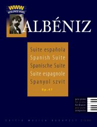 Albéniz: Spanyol szvit zongorára /13591/