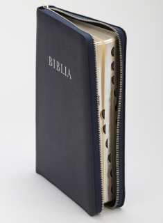 Biblia - revideált új fordítás (2014) - nagyméretű, bőrkötéses, cipzáras