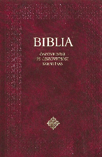Katolikus Biblia - sztenderd, bordó színű