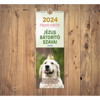 Képeslapnaptár: Jézus bátorító szavai  - Falinaptár 2024