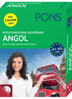 PONS Nyelvtanfolyam kezdőknek Angol /könyv + CD + online/