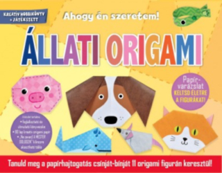Állati origami - Kreatív hobbikönyv + játékszett