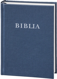 Biblia - revideált új fordítás (2014) - középméretű, vászonkötésű, kék
