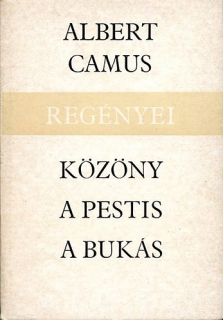 Albert Camus regényei: Közözny - A pestis - A bukás /antikvár, 1970/
