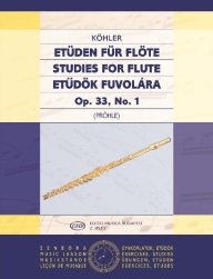 Köhler: Etűdök fuvolára 1. - Op. 33 No. 1 /8513/