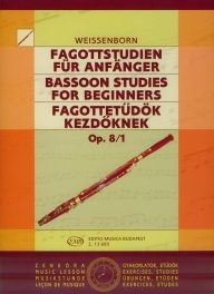 Weissenborn: Fagottetűdök kezdőknek 1. - Op. 8/1 /13685/