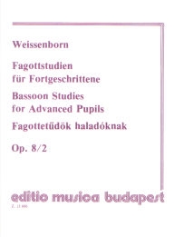 Weissenborn: Fagottetűdök kezdőknek 2. - Op. 8/2 /13686/
